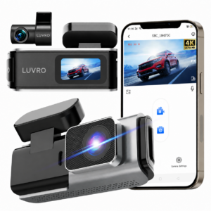 LUVRO S6 – Cameră auto 4K cu WiFi și cameră spate